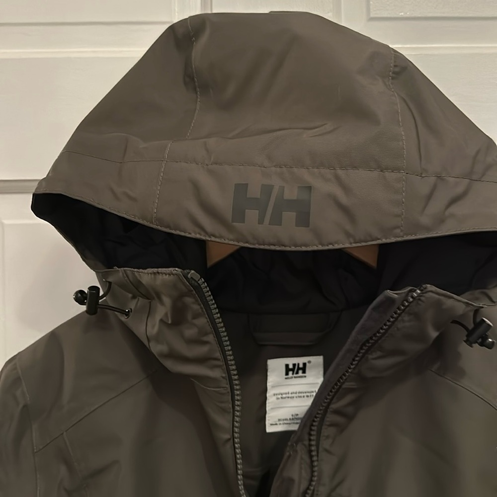 Helly Hansen Olive Coat 3/4 Length Small New